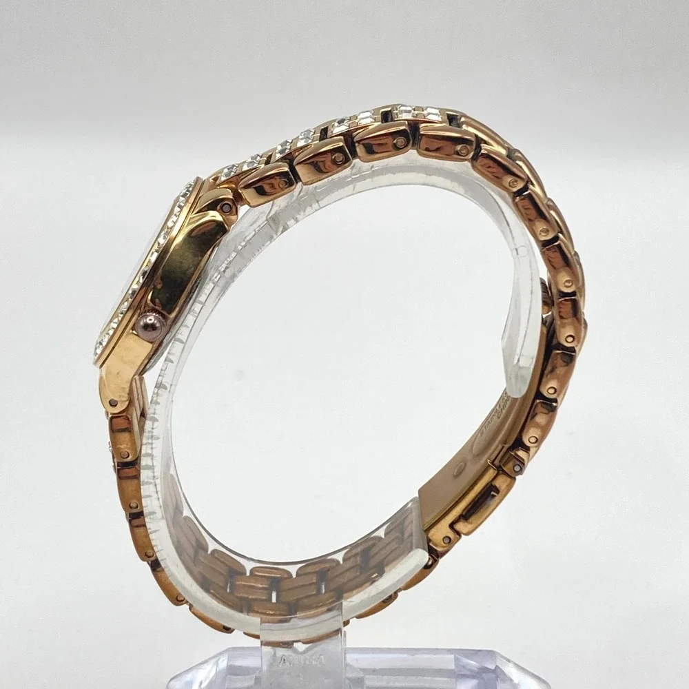 Armitron Now Women's Watch 26mm Crystals Rose Gold Tone MOP New Battery 6.75